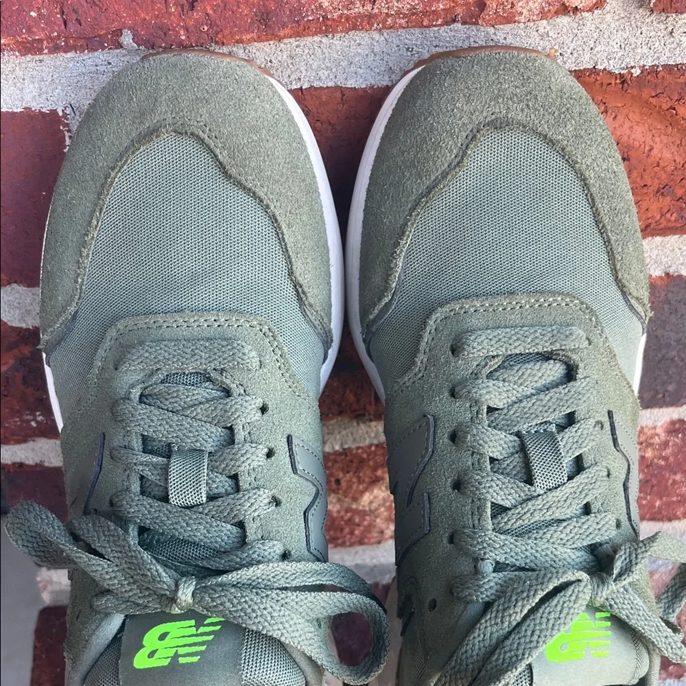 New Balance Olive Sneakers with Neon Highlights Fresh Foam x70 - Picture 7 of 10